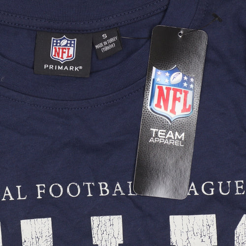 Primark Men's Blue Dallas Cowboys NFL Graphic T-Shirt Size S