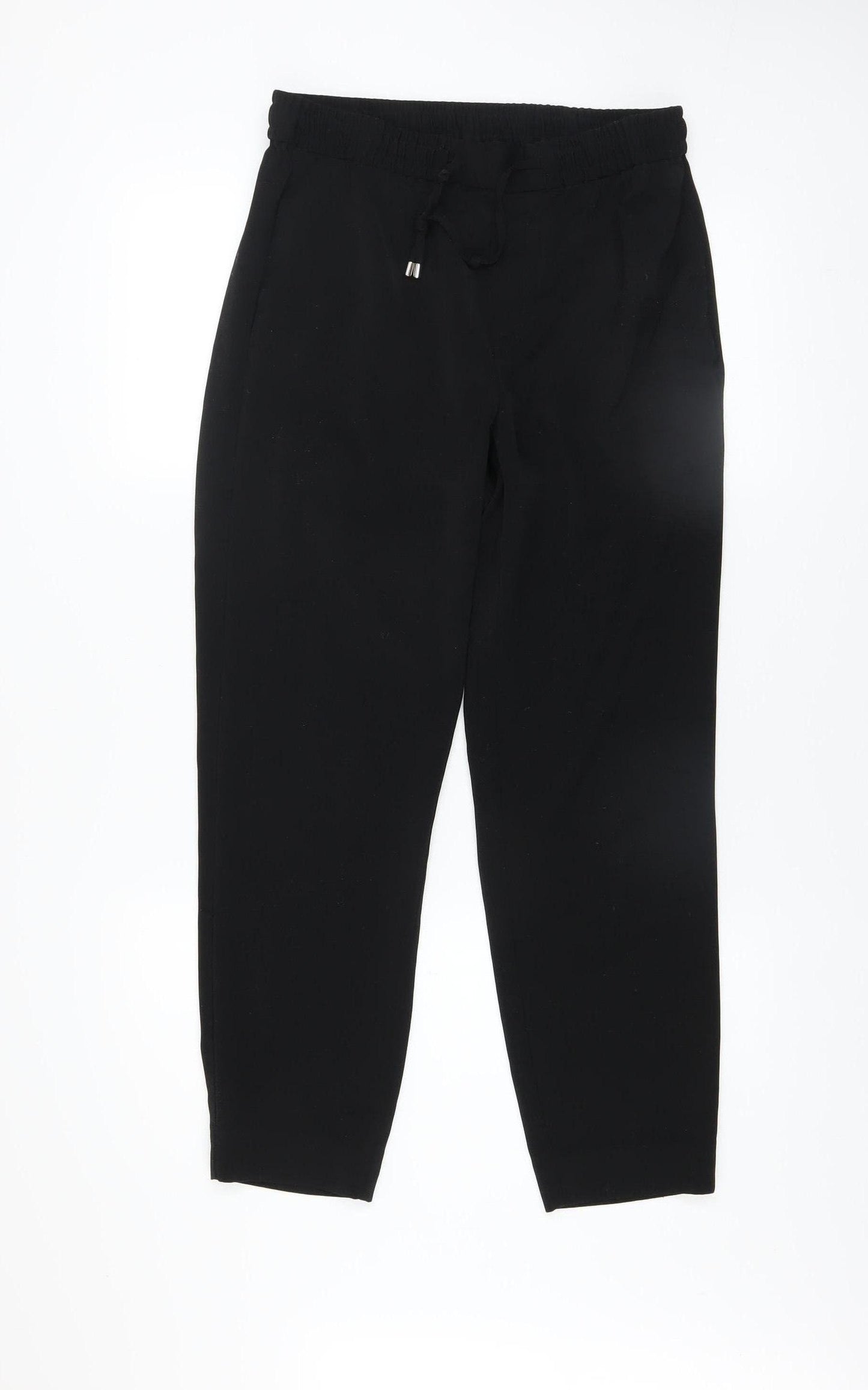 InWear Women Black Jogger Trousers Size 10 Elastic Waist
