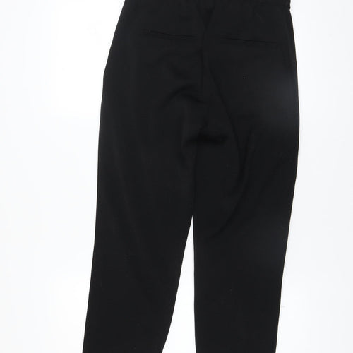 InWear Women Black Jogger Trousers Size 10 Elastic Waist