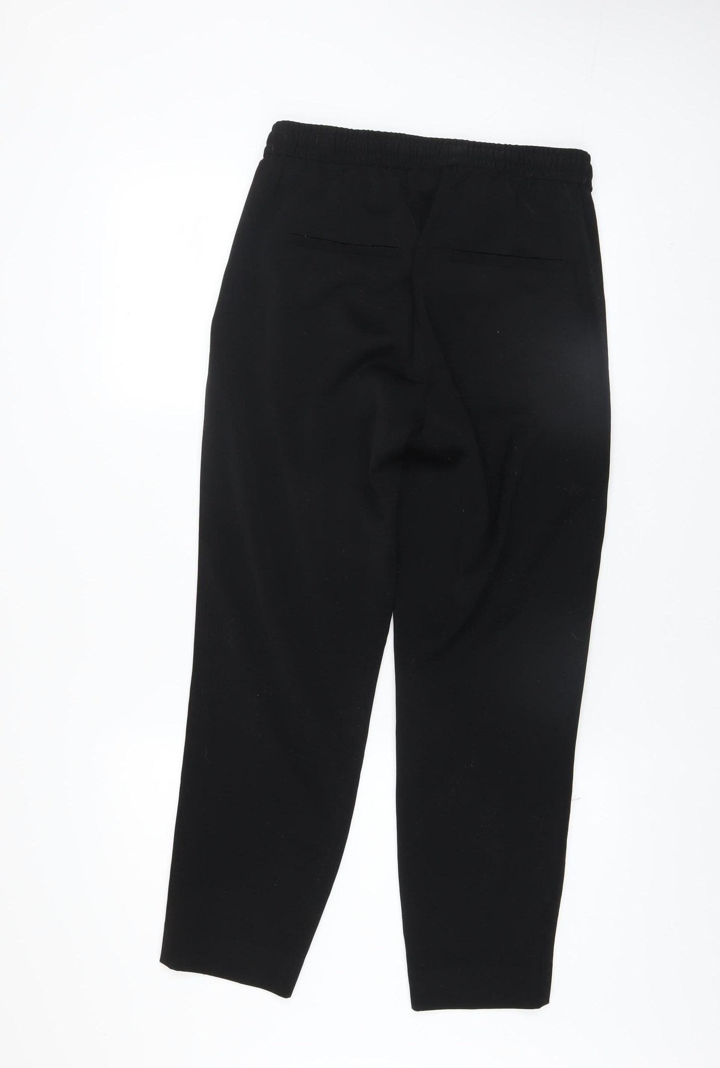 InWear Women Black Jogger Trousers Size 10 Elastic Waist