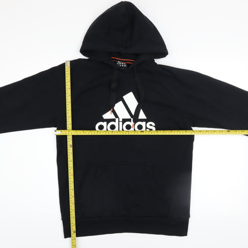 Adidas Men's Black Pullover Hoodie Small Logo Sportswear
