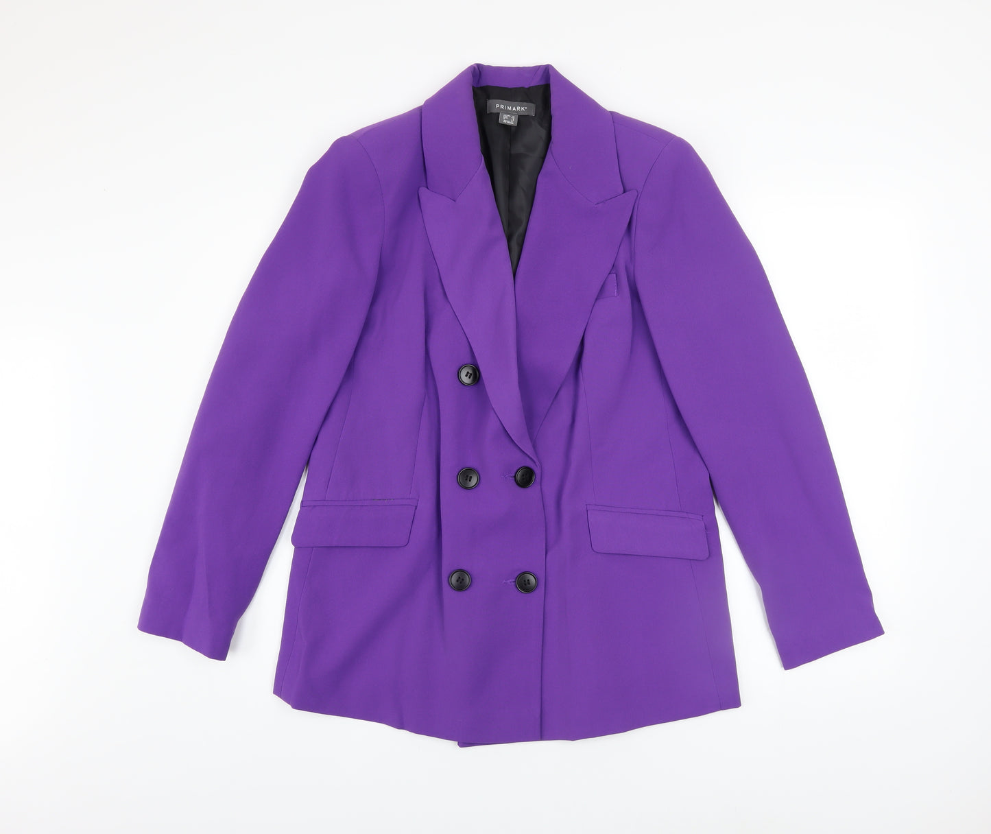 Primark Women's Purple Blazer Size 12 Formal Jacket