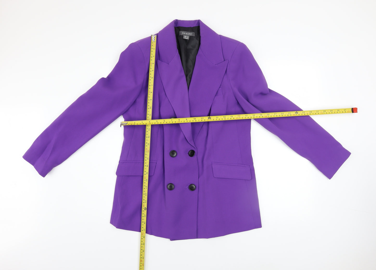 Primark Women's Purple Blazer Size 12 Formal Jacket
