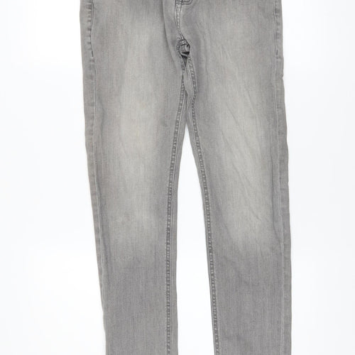 Next Men's Grey Skinny Jeans 28R Slim Fit Denim