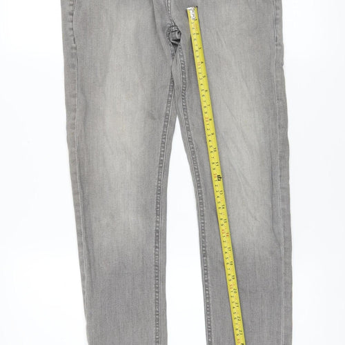 Next Men's Grey Skinny Jeans 28R Slim Fit Denim