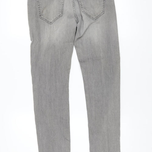 Next Men's Grey Skinny Jeans 28R Slim Fit Denim