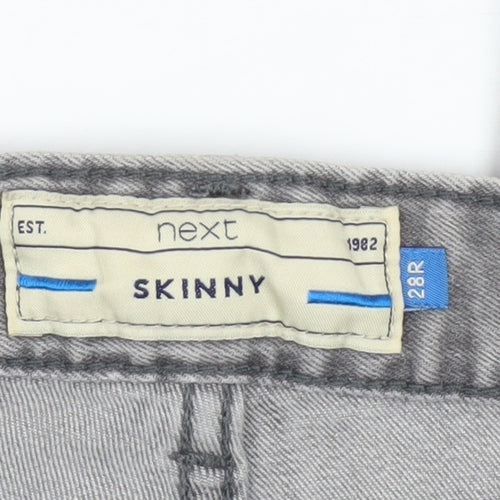 Next Men's Grey Skinny Jeans 28R Slim Fit Denim
