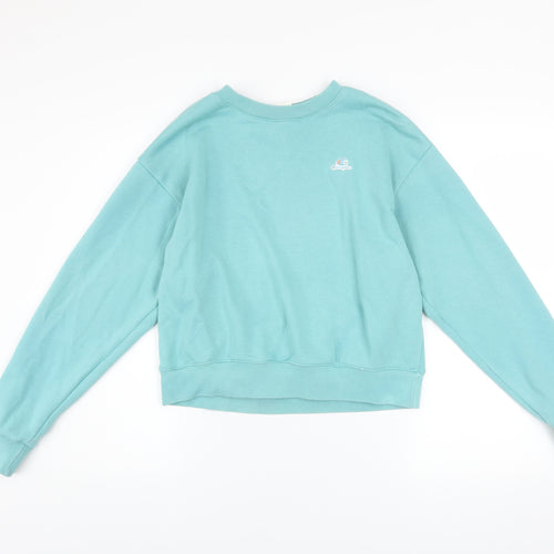 Champion Women's Blue Crew Neck Pullover Sweatshirt Medium