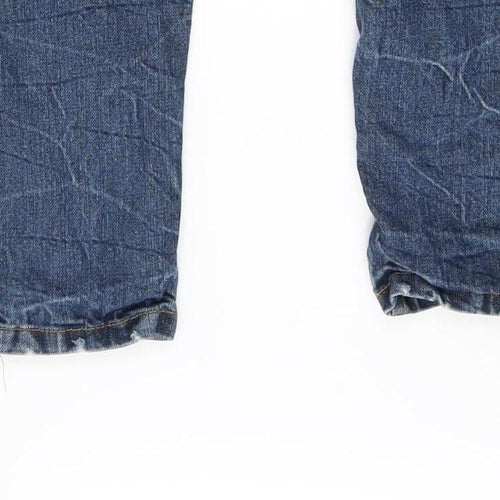 Industrialize Men's Blue Straight Fit 32S Denim Jeans