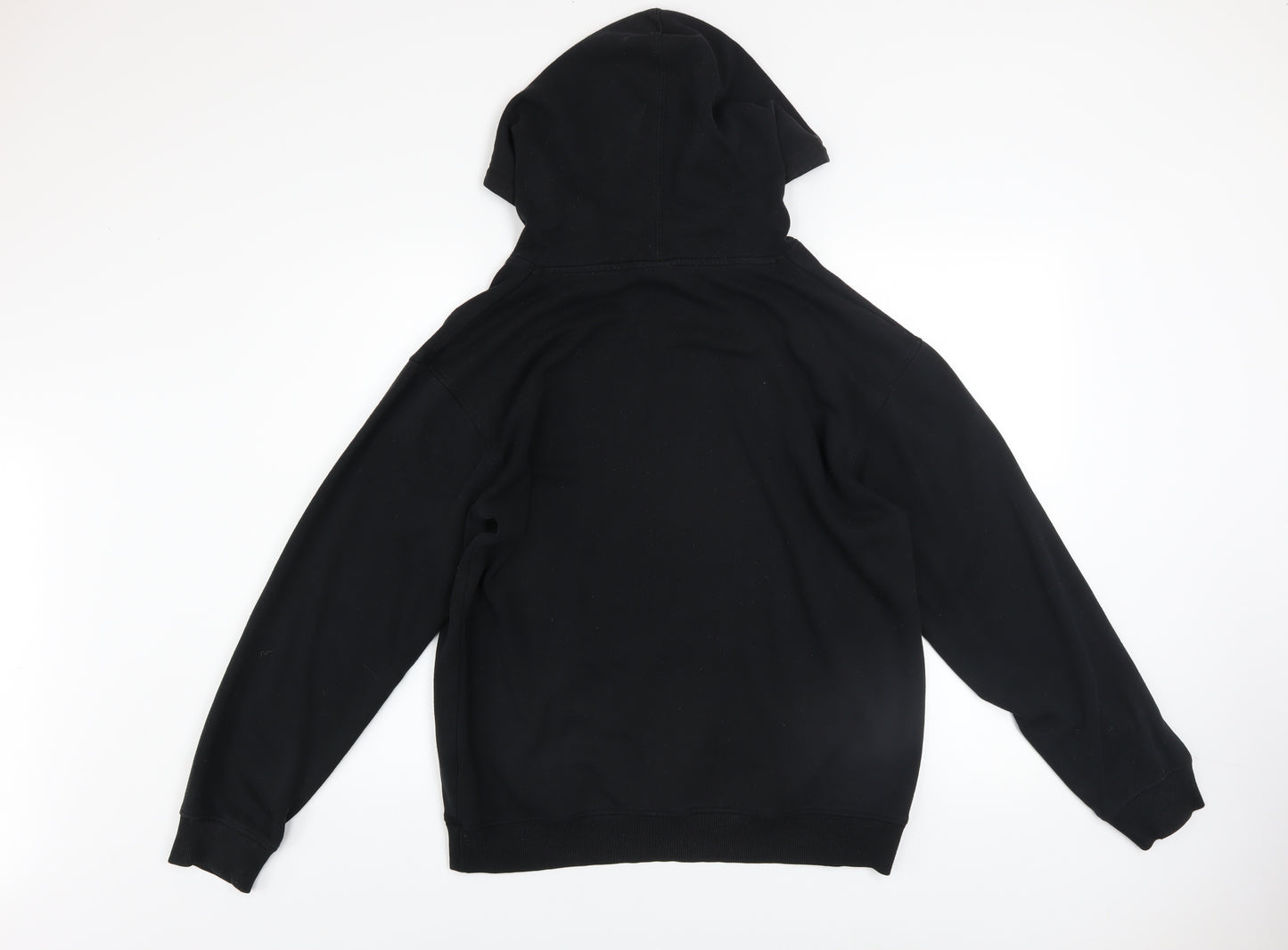 UNK Men's Black Chicago Bulls Pullover Hoodie Medium Basketball Graphic