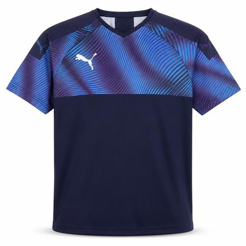 Puma Boys Blue Graphic DryCELL Short Sleeve Sports T-Shirt 13-14 Years