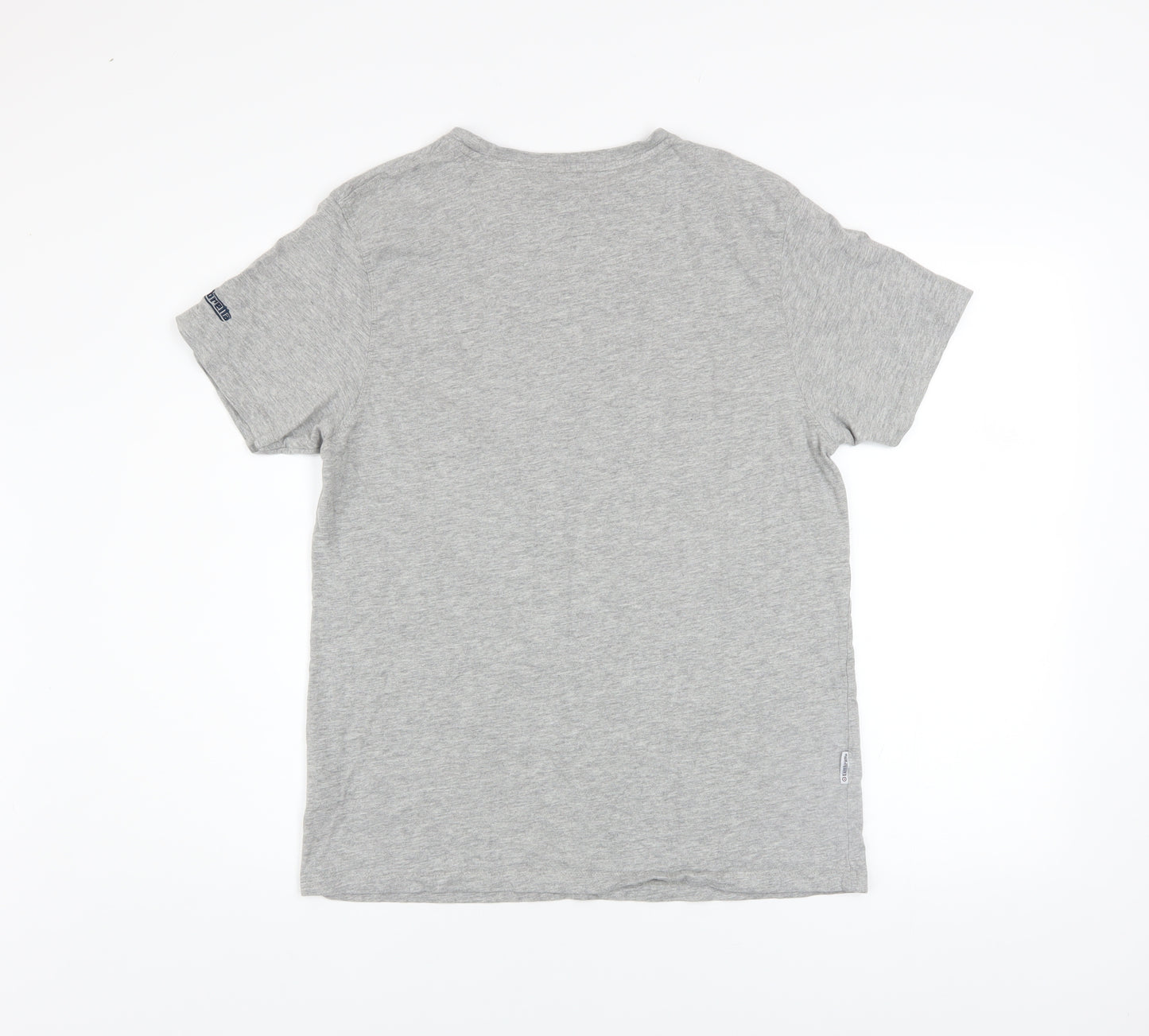 Lambretta Men's Grey XL Retro Graphic Logo T-Shirt Cotton Blend