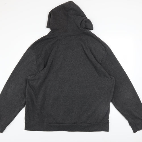 Lee Cooper Men’s Grey 2XL Full Zip Hoodie Sweatshirt