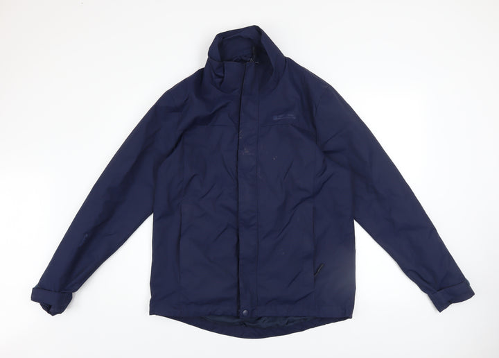 Mountain Warehouse Men's Blue Waterproof Breathable Jacket Size S