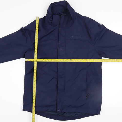 Mountain Warehouse Men's Blue Waterproof Breathable Jacket Size S