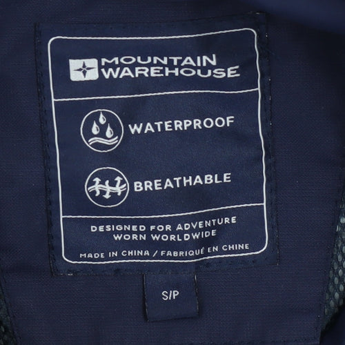 Mountain Warehouse Men's Blue Waterproof Breathable Jacket Size S