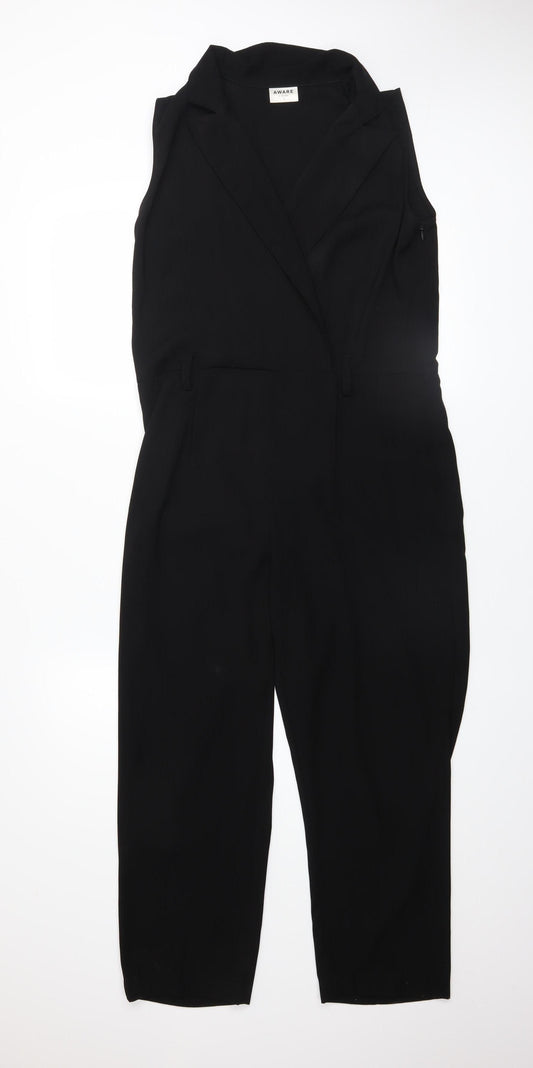 Aware by Vero Moda Black Sleeveless Women’s Jumpsuit Size S Classic Style