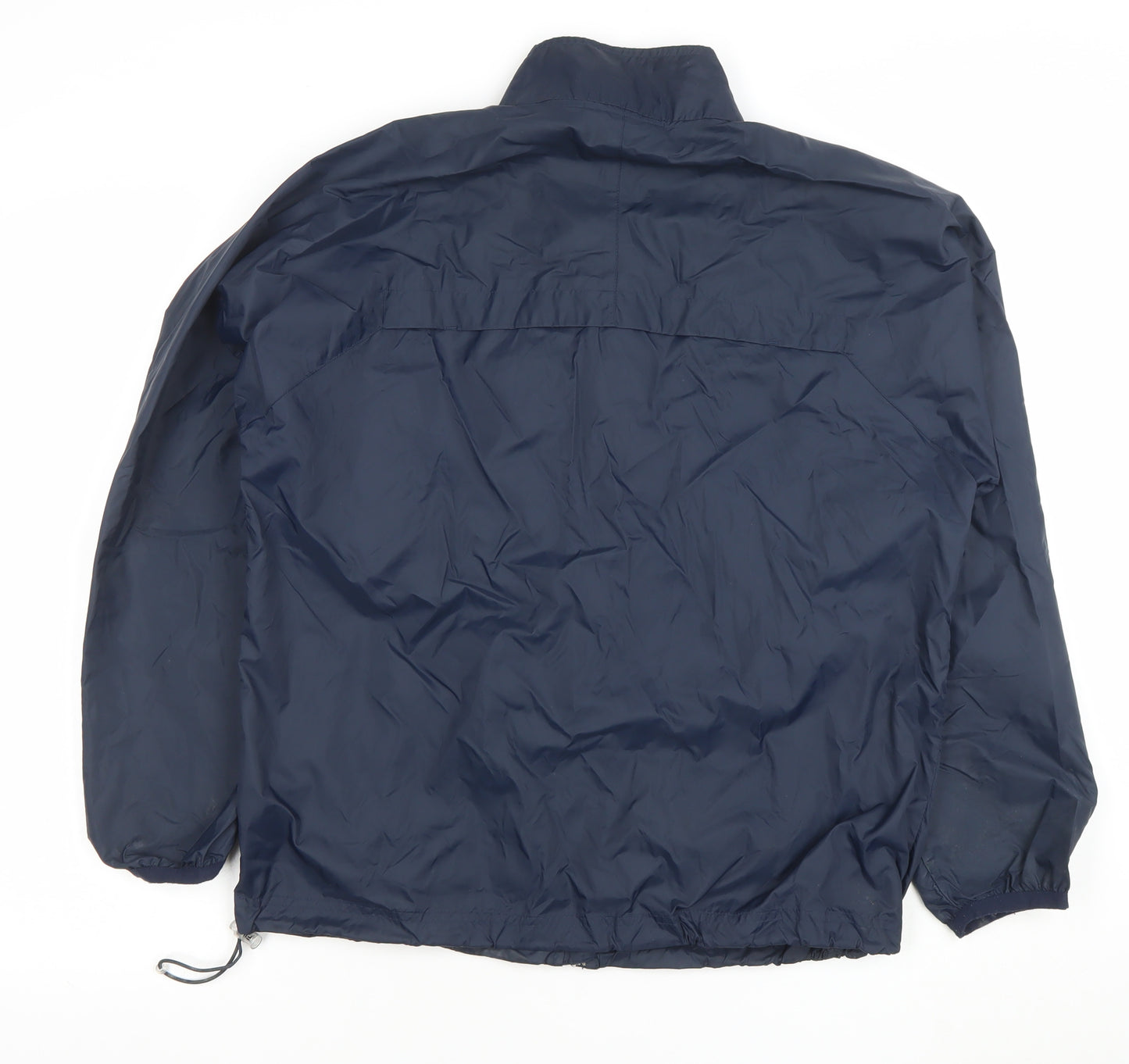 FILA Men's Blue 34 Retro Windbreaker Jacket with Zip and Logo