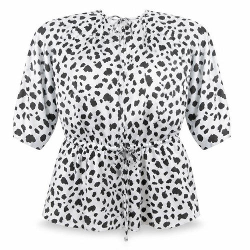 ASOS Women’s White Animal Print Tunic Blouse Size 18