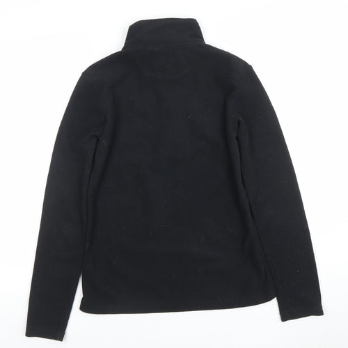 Peter Storm Women's Black Size 10 Fleece 1/2 Zip Pullover Sweatshirt