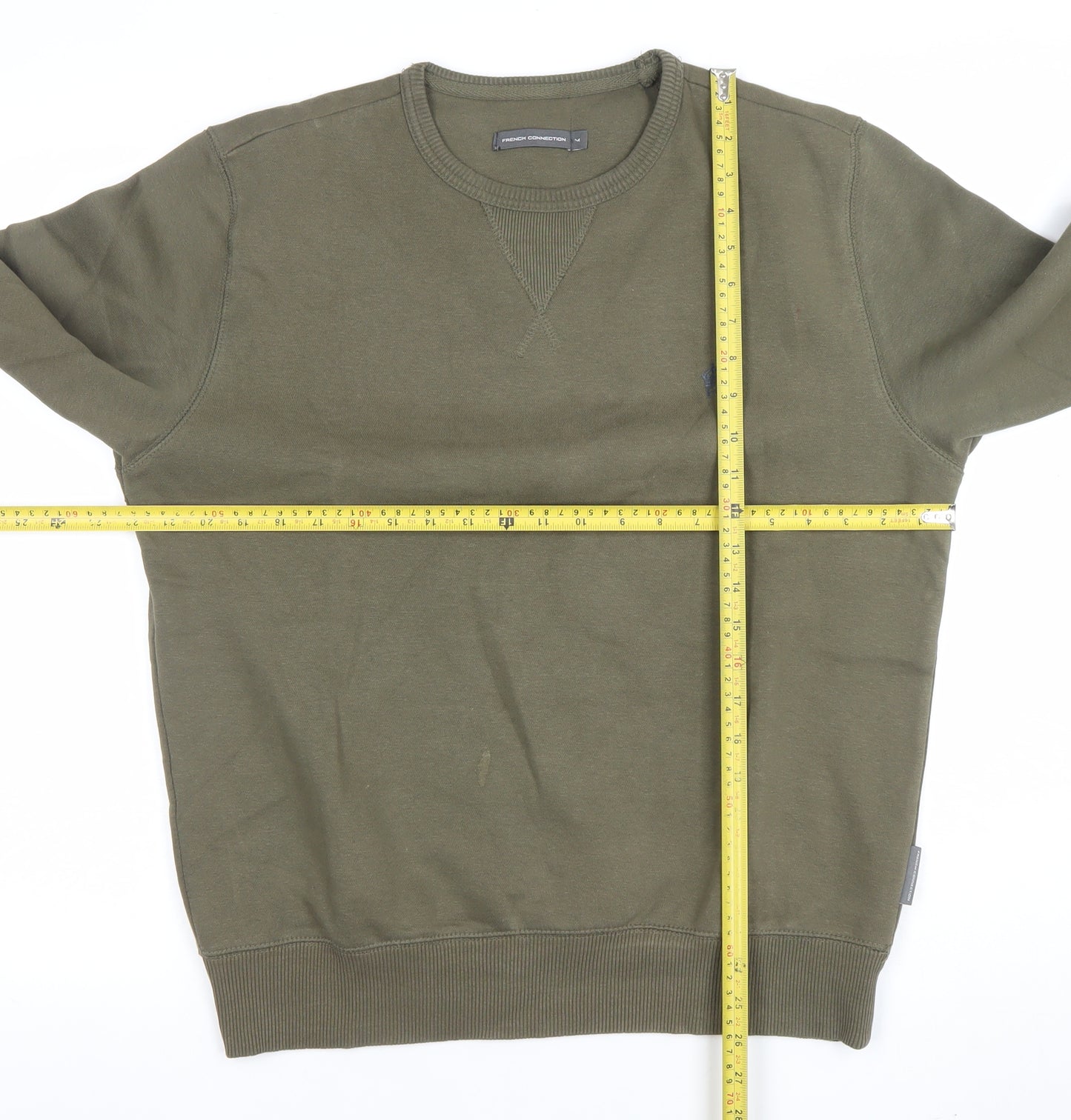 French Connection Men’s Green Crew Neck Sweatshirt Size M