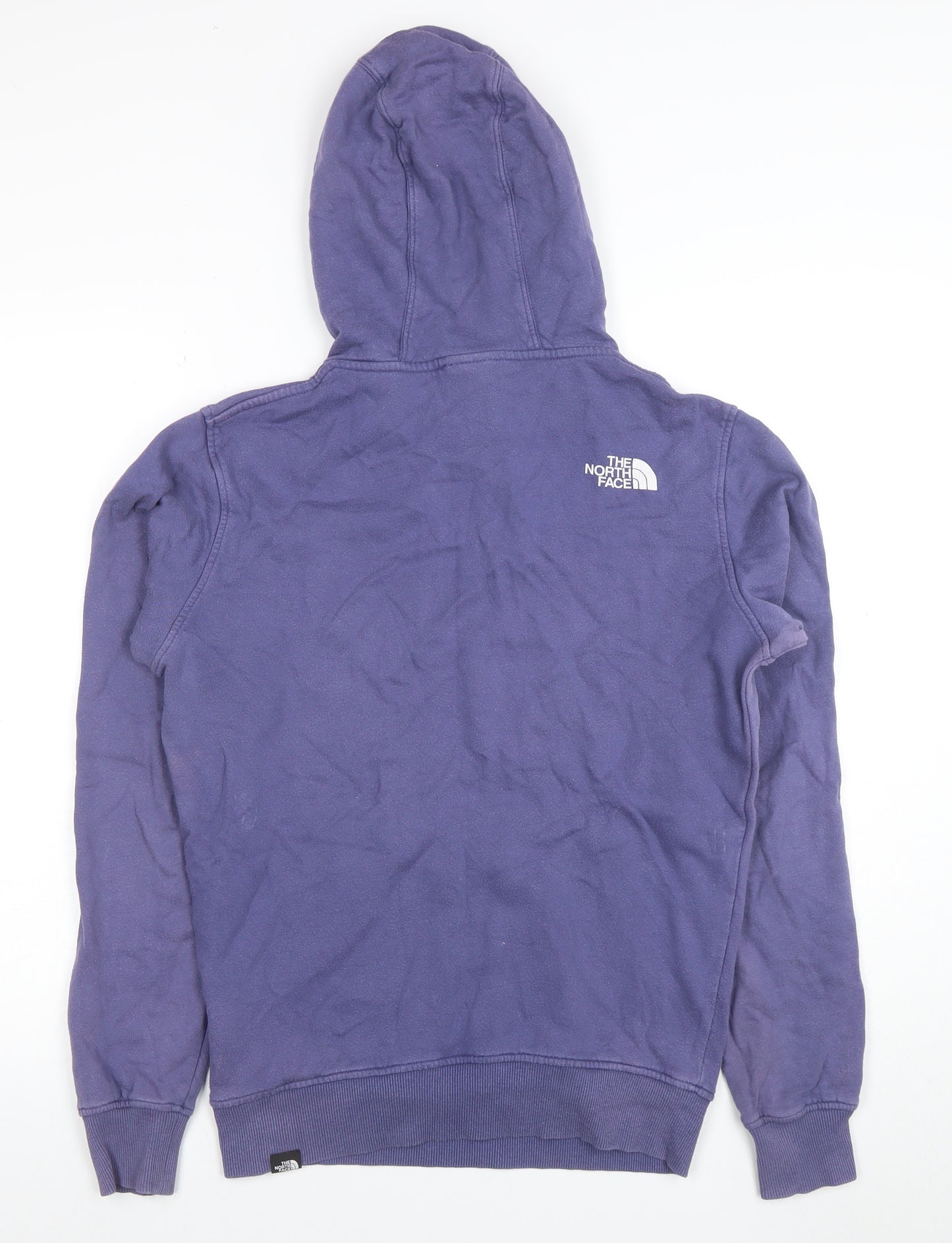 The North Face Men's Purple Pullover Hoodie XS Fleece Cotton