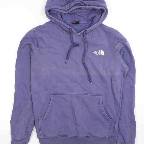 The North Face Men's Purple Pullover Hoodie XS Fleece Cotton