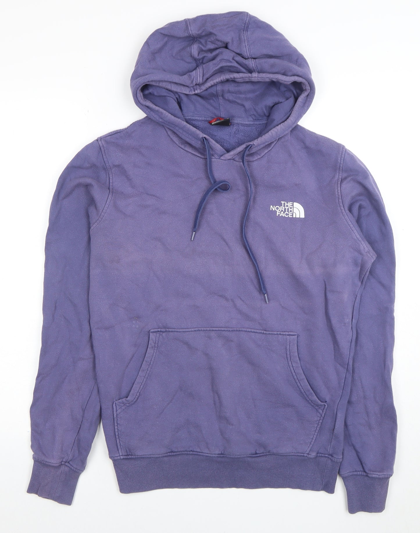 The North Face Men's Purple Pullover Hoodie XS Fleece Cotton