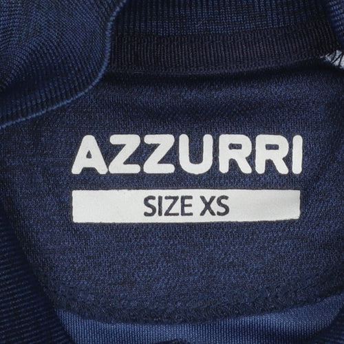 Azzurri Mens Blue XS Polo Shirt Coach GAA Cúl Camps Sports Top