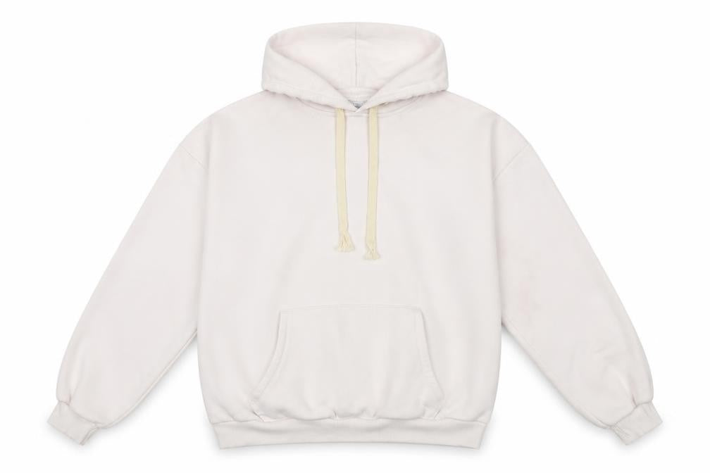 Kendall + Kylie Women White Pullover Hoodie Small Snake Logo Cotton Blend
