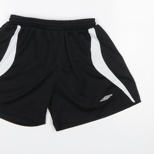 Umbro Men's Black Athletic Football Shorts Size S