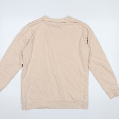 Jack Wills Womens Beige Crew Neck Pullover Sweatshirt UK 12