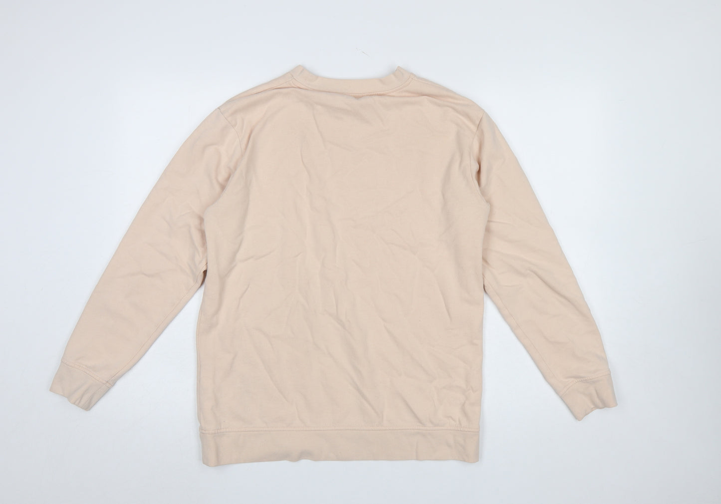 Jack Wills Womens Beige Crew Neck Pullover Sweatshirt UK 12