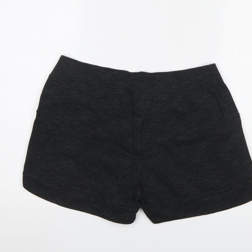 Adidas Women Black XL Athletic Activewear Shorts with Drawstring Waist