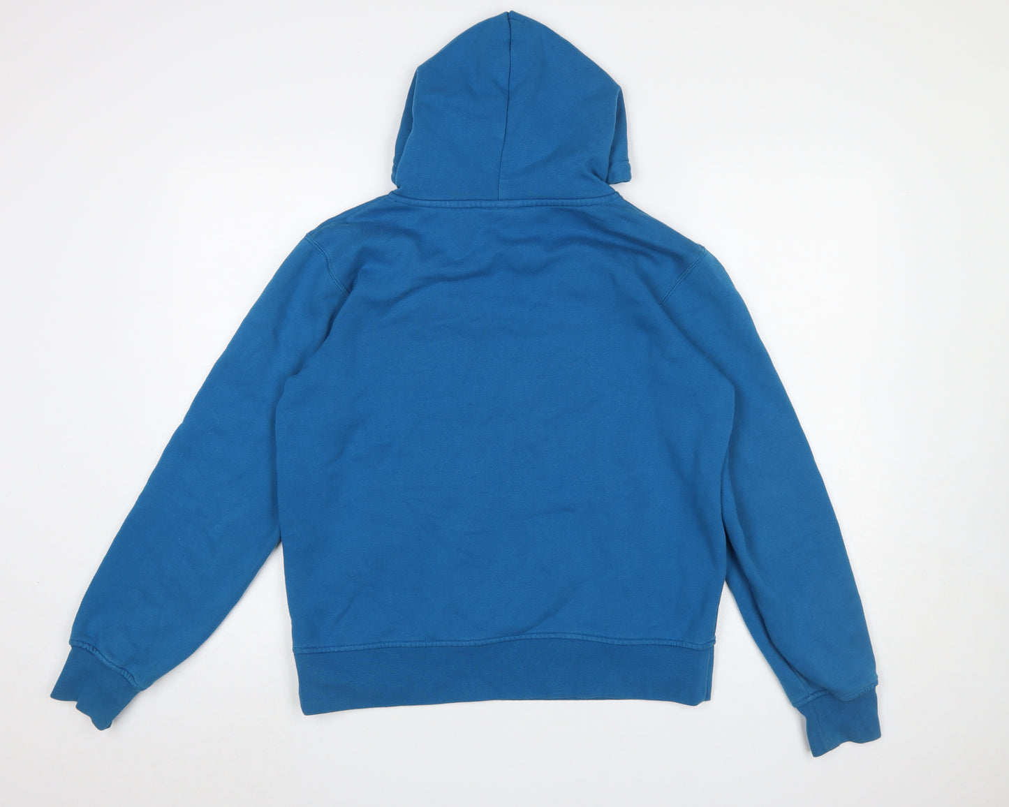Canterbury Men's Blue Pullover Hoodie Size S Sports Logo Sweatshirt