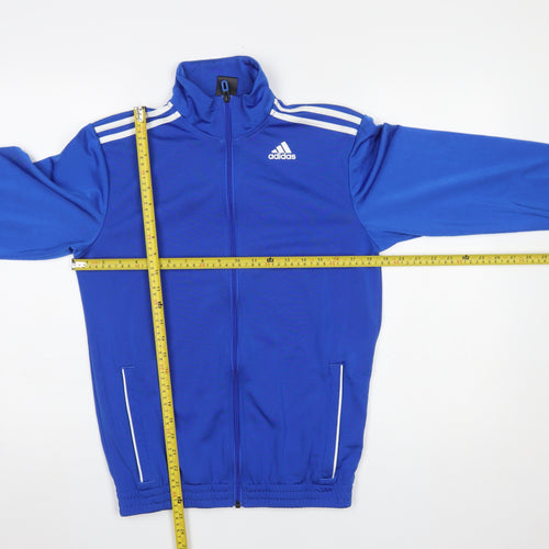 Adidas Men's Blue Full Zip Sports Sweatshirt Size S
