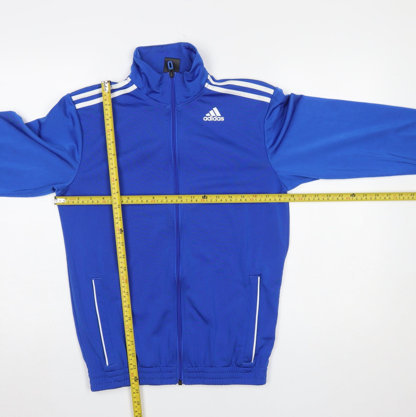 Adidas Men's Blue Full Zip Sports Sweatshirt Size S