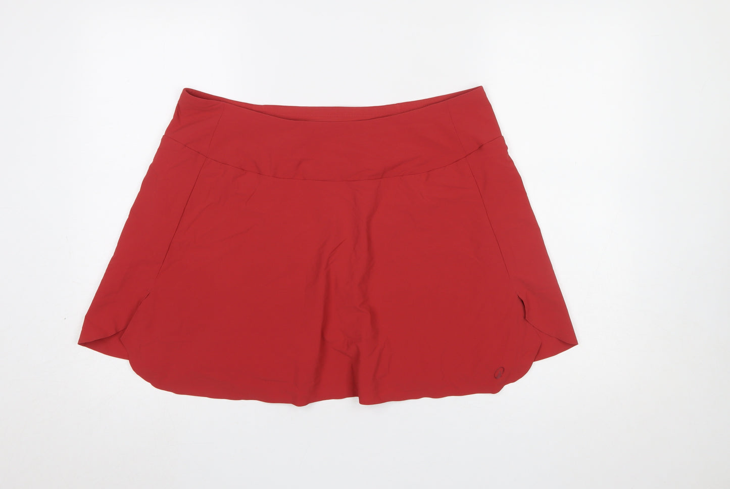 Quechua Women’s Red Athletic Skort XL Polyamide Blend Lightweight