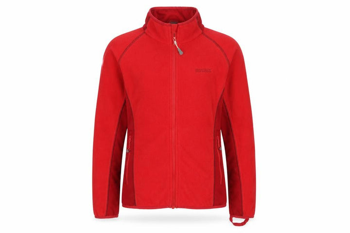 Regatta Women's Red Fleece Full Zip Outdoor Jacket Size 8