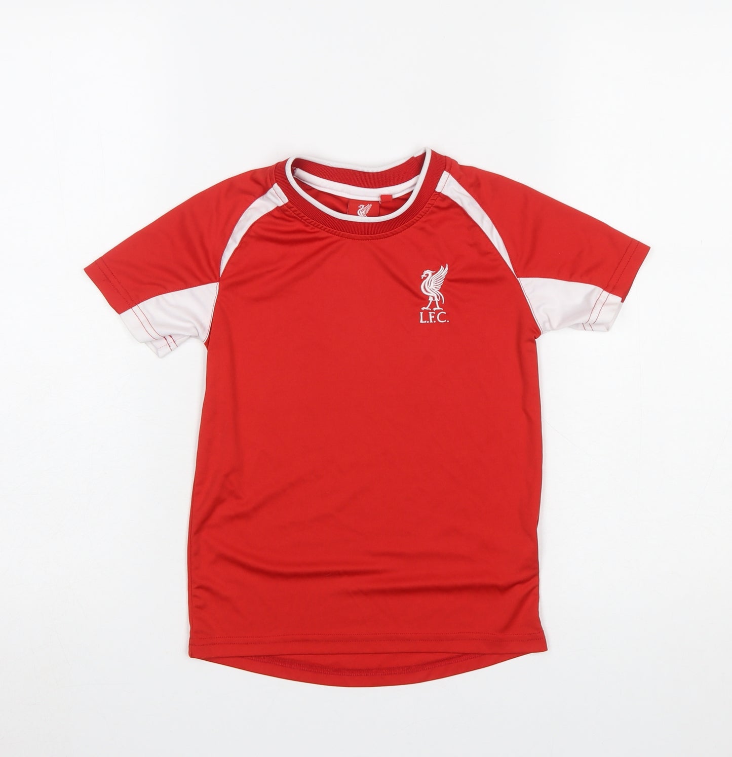 Liverpool FC Boys Red Short Sleeve Football T-Shirt 6-7 Years