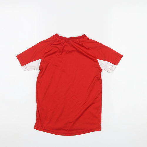 Liverpool FC Boys Red Short Sleeve Football T-Shirt 6-7 Years