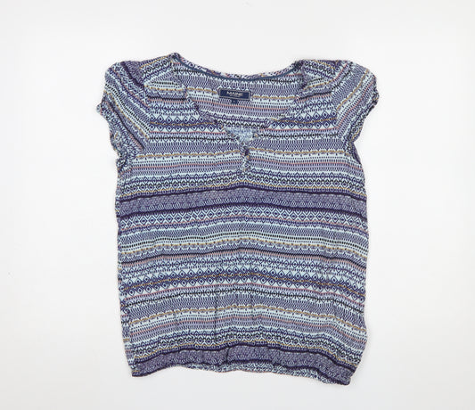 Maine New England Womens Multicoloured Viscose Tunic Blouse Size 14