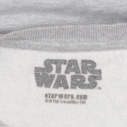 Star Wars Men's Grey R2-D2 XL Pullover Sweatshirt