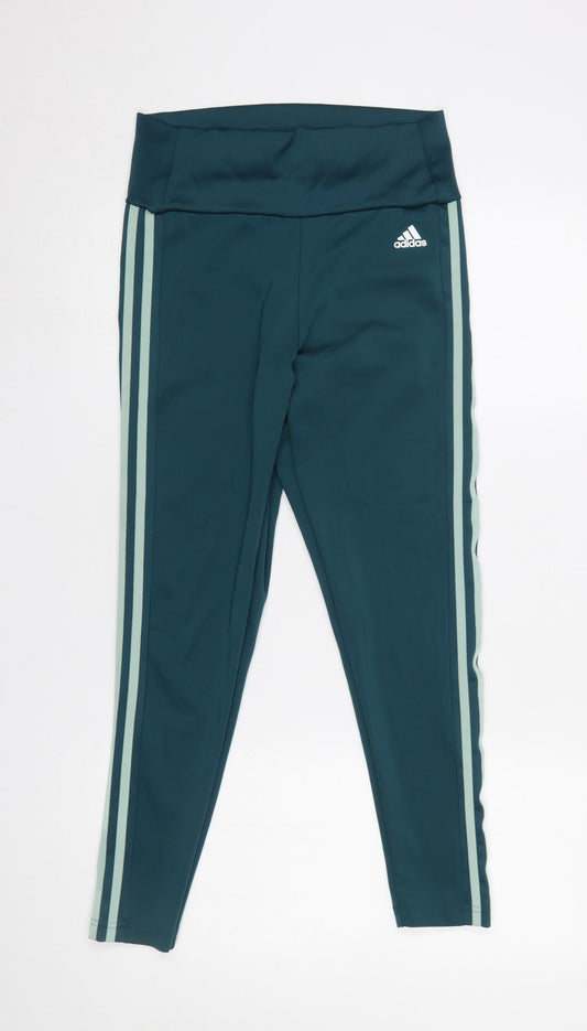 Adidas Women's Green AEROREADY Slim Fit Activewear Leggings Size M