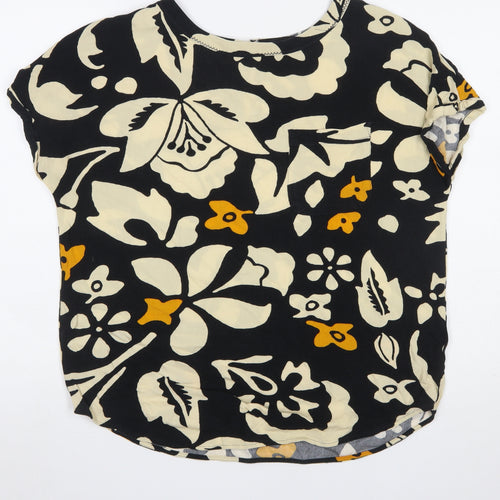 Next Women's Multicoloured Floral Blouse Size 10 Viscose Top