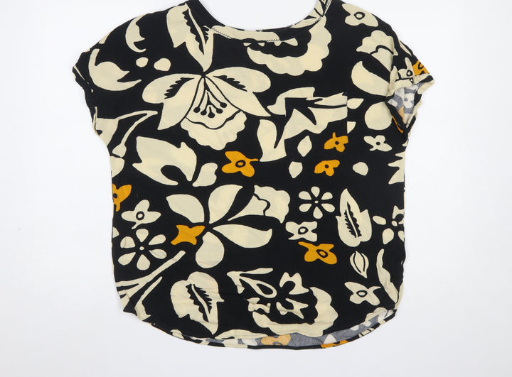 Next Women's Multicoloured Floral Blouse Size 10 Viscose Top
