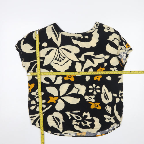 Next Women's Multicoloured Floral Blouse Size 10 Viscose Top