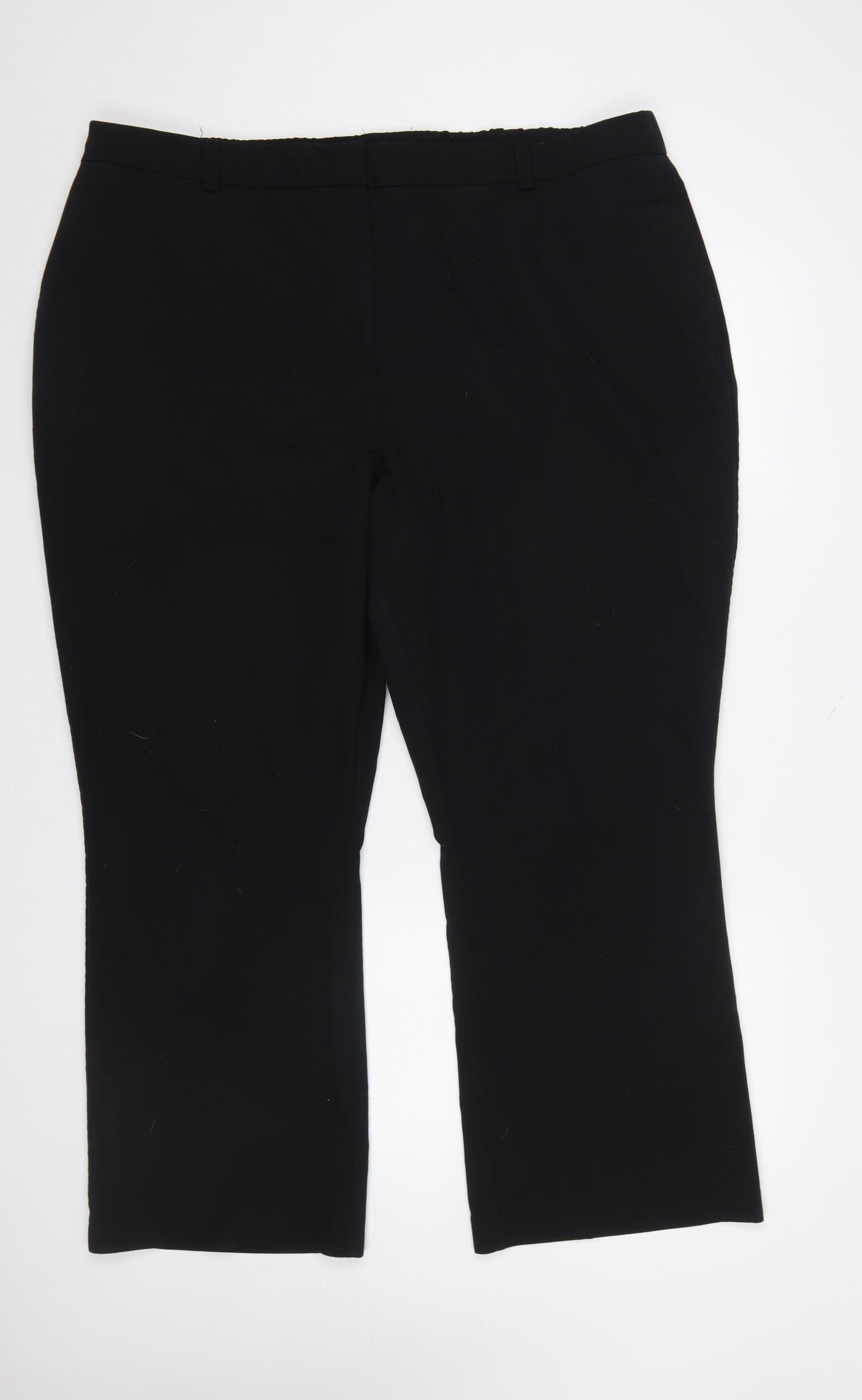 Dunnes Women Black Straight Leg Dress Pants Size 12