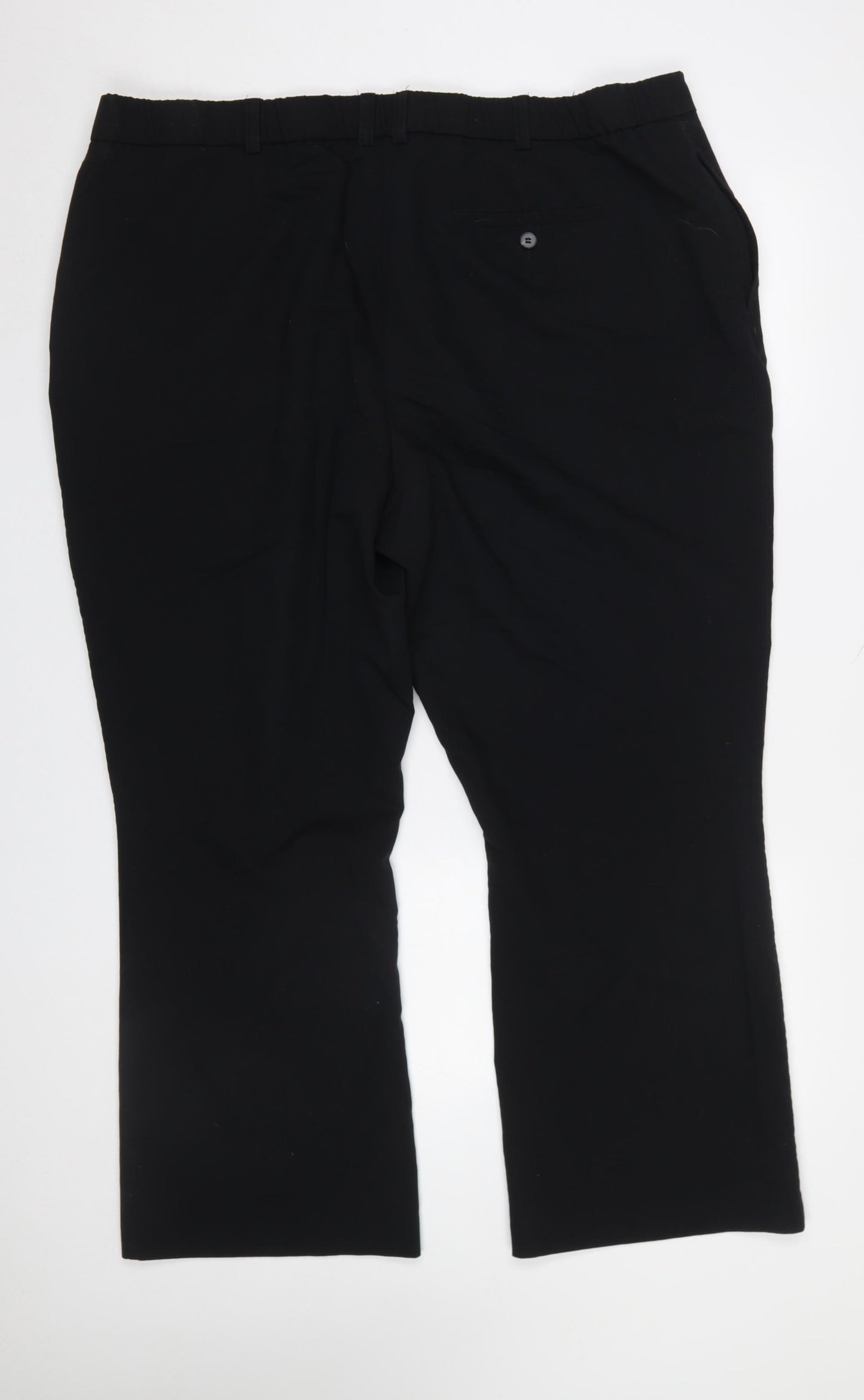 Dunnes Women Black Straight Leg Dress Pants Size 12