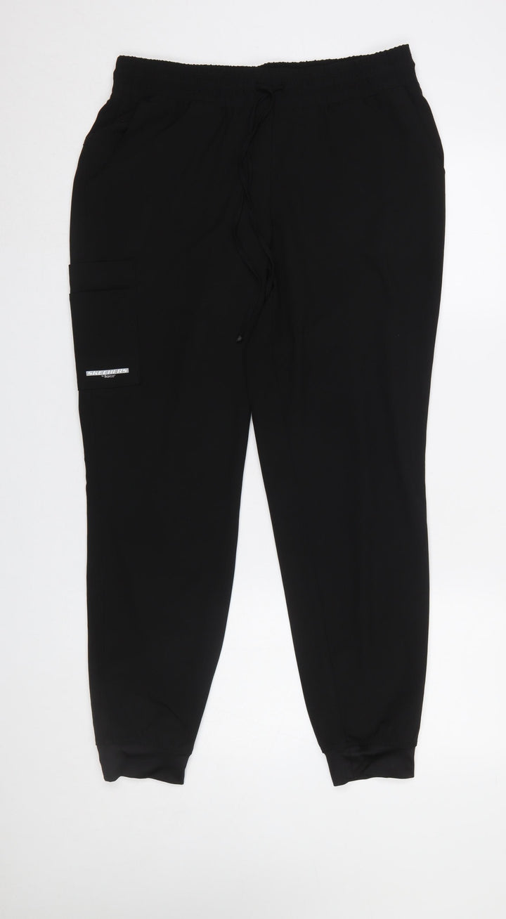Skechers Women’s Black Cargo Tapered Trousers Size M